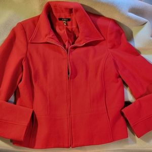 Louben Red Jacket wool and cashmere